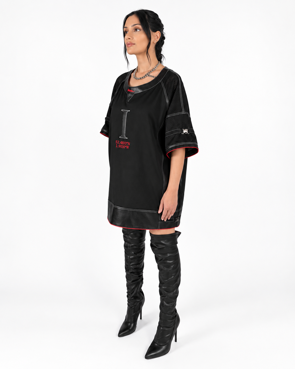 Madame Patrôn 'Own League' Jersey Dress