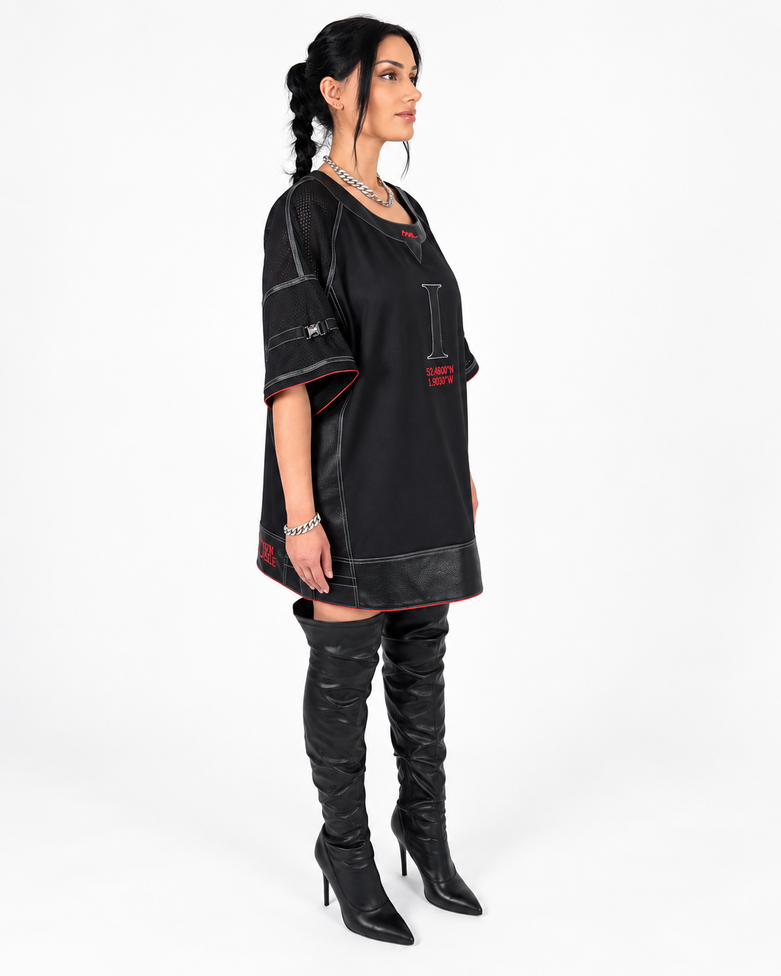 Madame Patrôn 'Own League' Jersey Dress