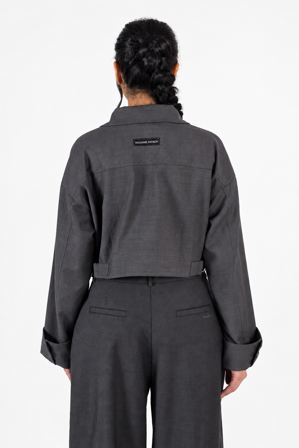 Off-Duty Cropped Utility Jacket