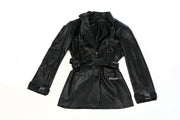 Madame Patrôn Oversized Faux Leather Blazer